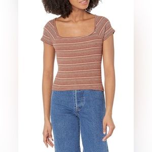 Madewell Brightside Aruba Square Neck Tee